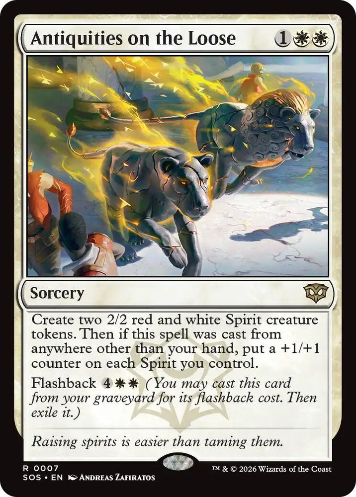 Image for Antiquities on the Loose (7) [Secrets of Strixhaven] - Magic: The Gathering