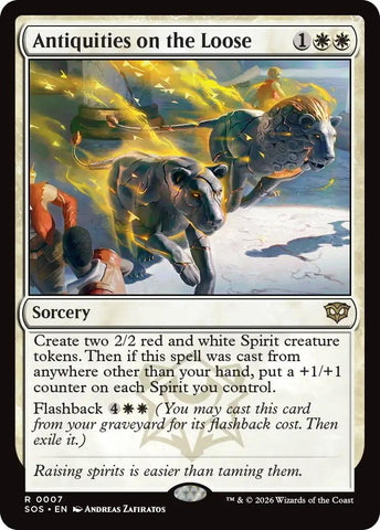 Image for Antiquities on the Loose (7) [Secrets of Strixhaven] - Magic: The Gathering