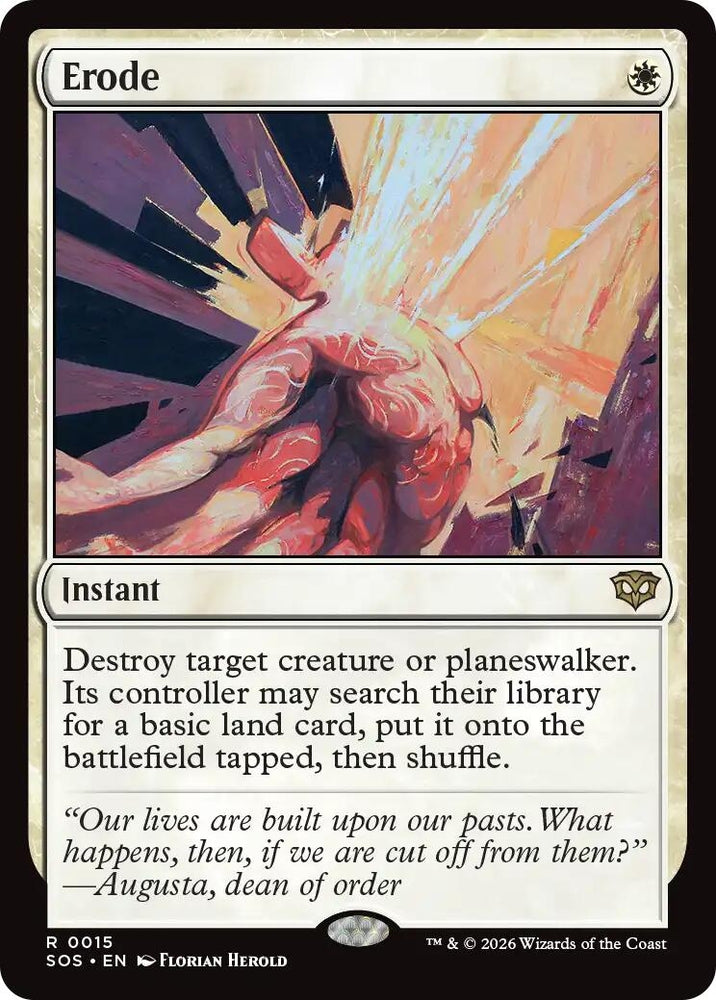 Image for Erode (15) [Secrets of Strixhaven] - Magic: The Gathering