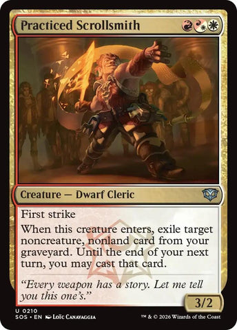 Image for Practiced Scrollsmith (210) [Secrets of Strixhaven] - Magic: The Gathering