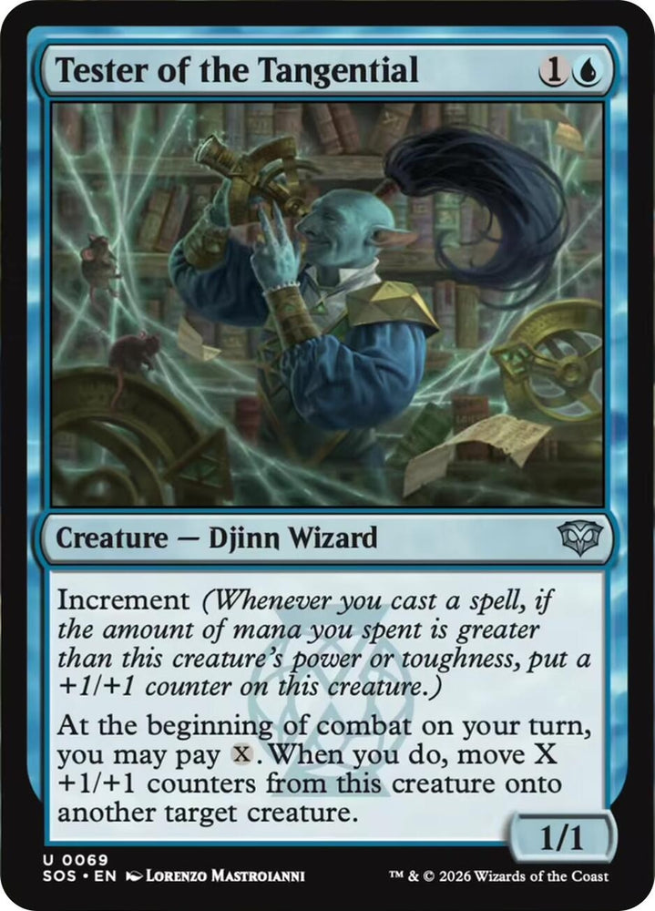 Image for Tester of the Tangential (69) [Secrets of Strixhaven] - Magic: The Gathering