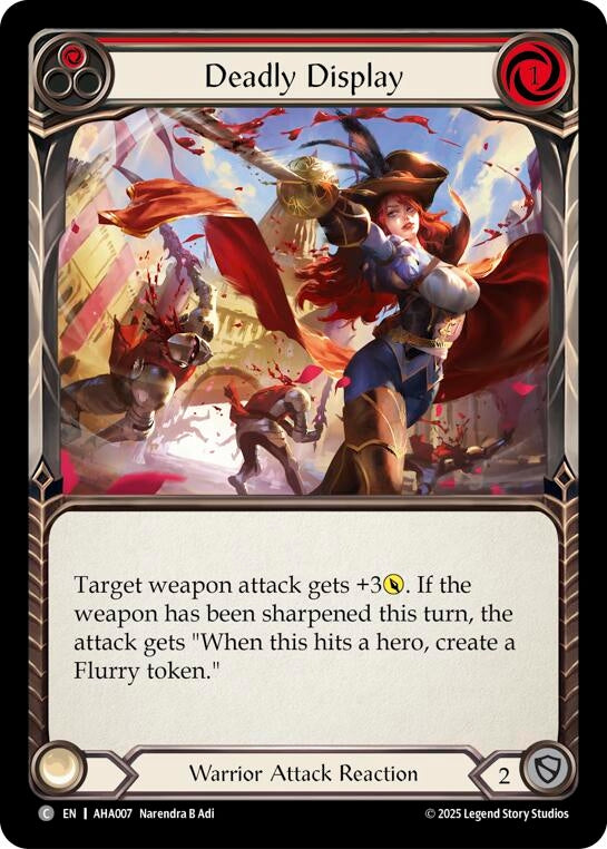 Image for Deadly Display (Red) (AHA007) [Armory Deck Origins: Hala] - Flesh and Blood TCG