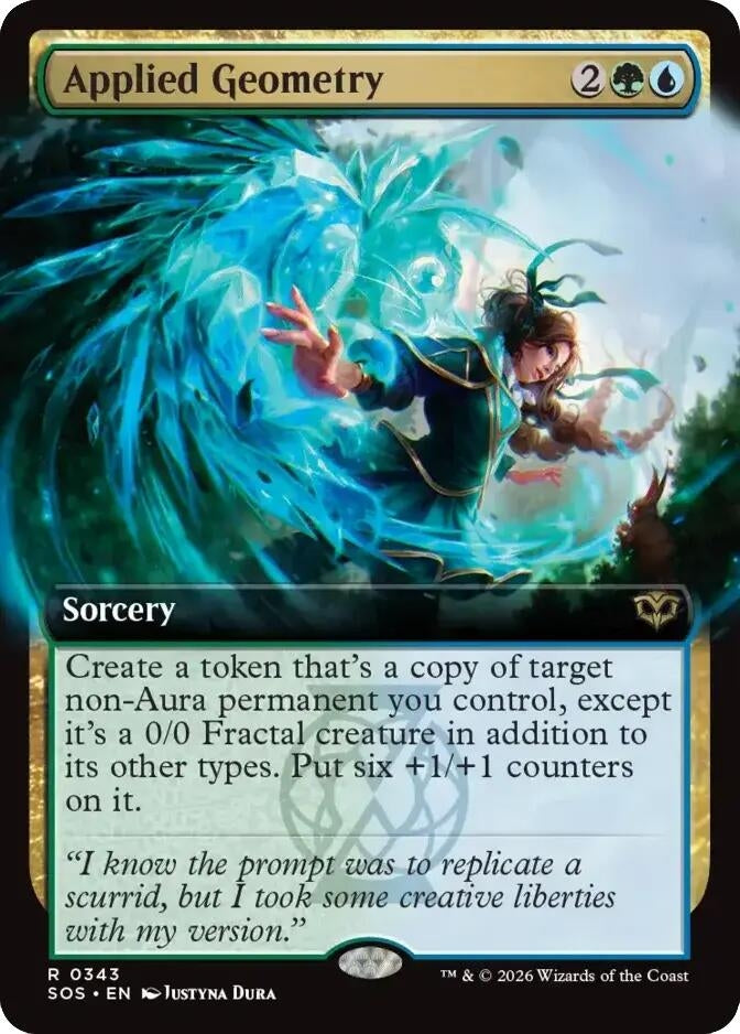 Image for Applied Geometry (Extended Art) (343) [Secrets of Strixhaven] - Magic: The Gathering
