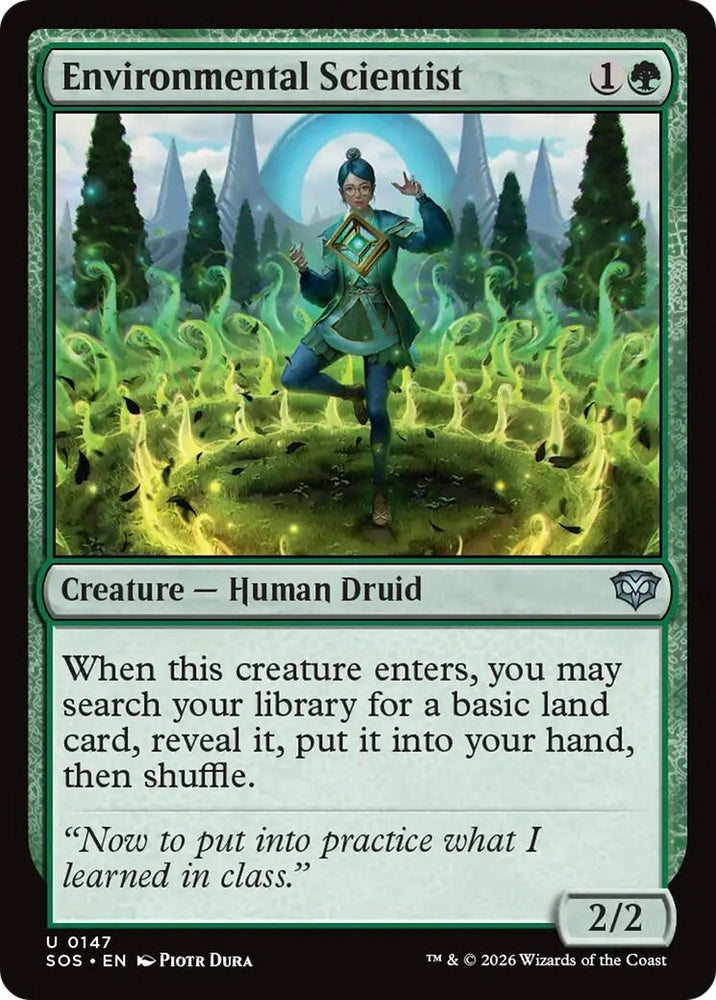 Image for Environmental Scientist (147) [Secrets of Strixhaven] - Magic: The Gathering