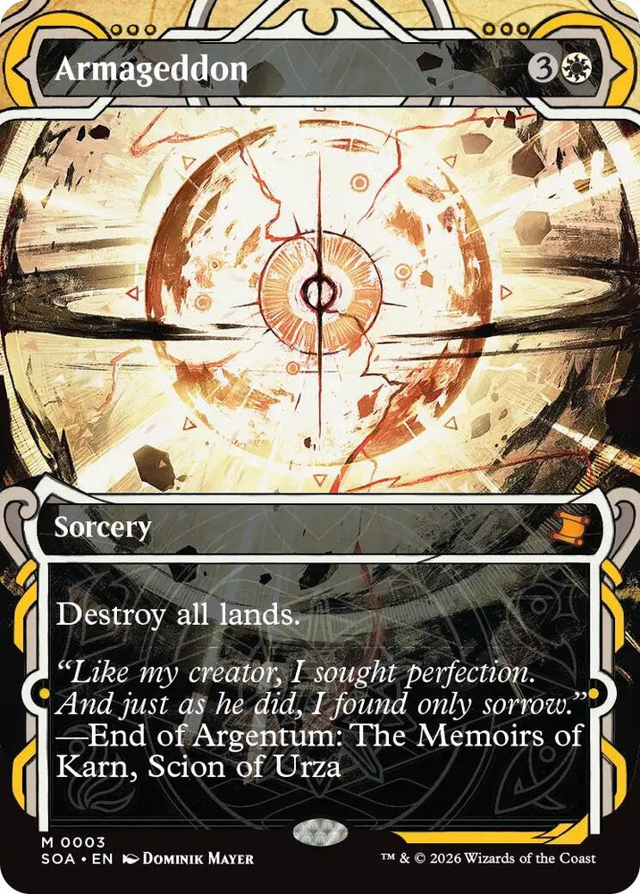 Image for Armageddon (3) [Secrets of Strixhaven: Mystical Archive] - Magic: The Gathering