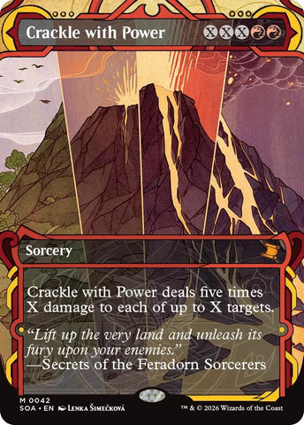 Image for Crackle with Power (42) [Secrets of Strixhaven: Mystical Archive] - Magic: The Gathering