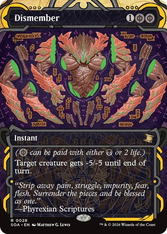 Image for Dismember (28) [Secrets of Strixhaven: Mystical Archive] - Magic: The Gathering