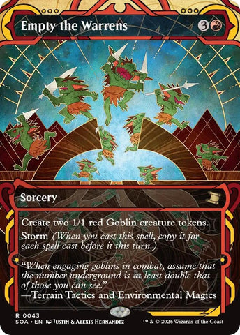 Image for Empty the Warrens (43) [Secrets of Strixhaven: Mystical Archive] - Magic: The Gathering