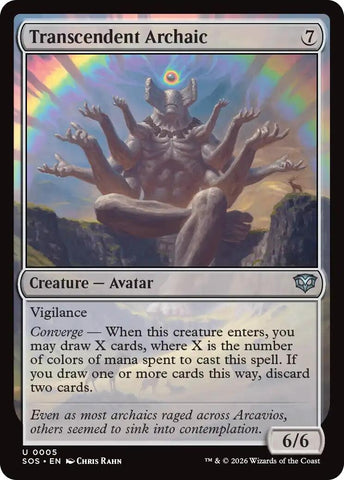 Transcendent Archaic (5) [Secrets of Strixhaven]