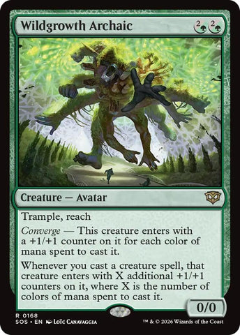 Image for Wildgrowth Archaic (168) [Secrets of Strixhaven] - Magic: The Gathering