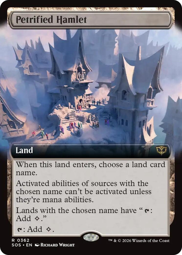 Image for Petrified Hamlet (Extended Art) (362) [Secrets of Strixhaven] - Magic: The Gathering
