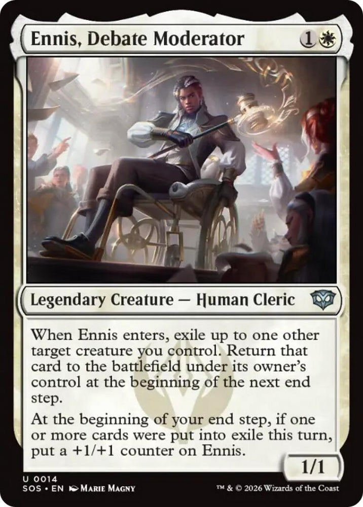Image for Ennis, Debate Moderator (14) [Secrets of Strixhaven] - Magic: The Gathering