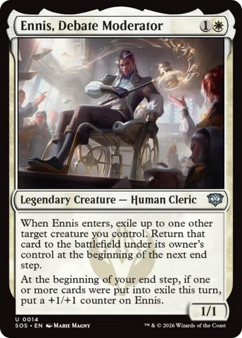 Image for Ennis, Debate Moderator (14) [Secrets of Strixhaven] - Magic: The Gathering