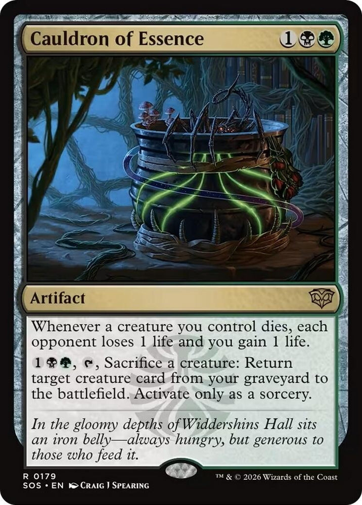 Image for Cauldron of Essence (179) [Secrets of Strixhaven] - Magic: The Gathering