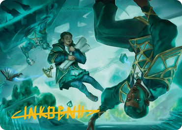 Image for Divergent Equation Art Card (Gold-Stamped Signature) (7) [Secrets of Strixhaven] - Magic: The Gathering