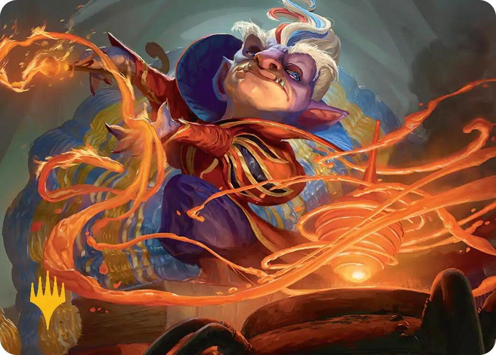 Goblin Glasswright Art Card (Gold-Stamped Planeswalker Symbol) (13) [Secrets of Strixhaven]