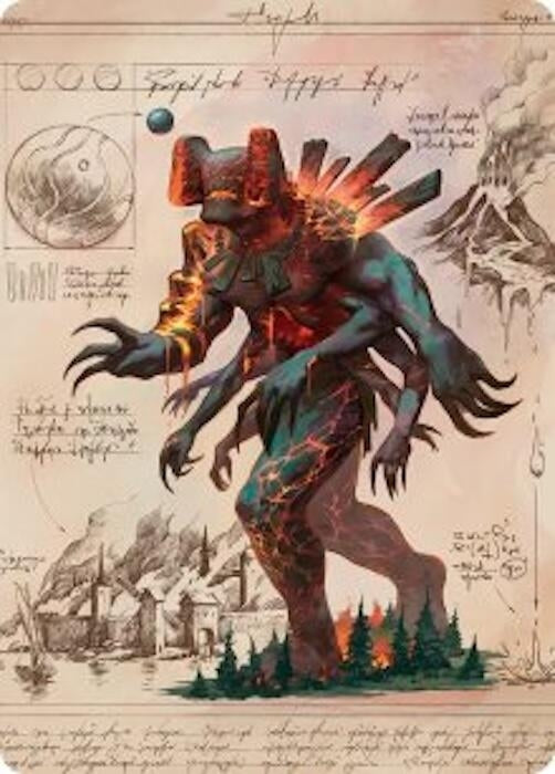 Magmablood Archaic Art Card (31) [Secrets of Strixhaven]