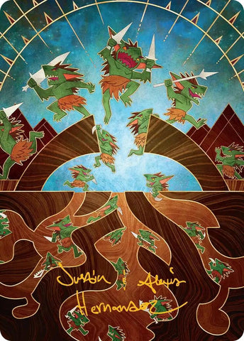 Image for Empty the Warrens Art Card (Gold-Stamped Signature) (46) [Secrets of Strixhaven] - Magic: The Gathering