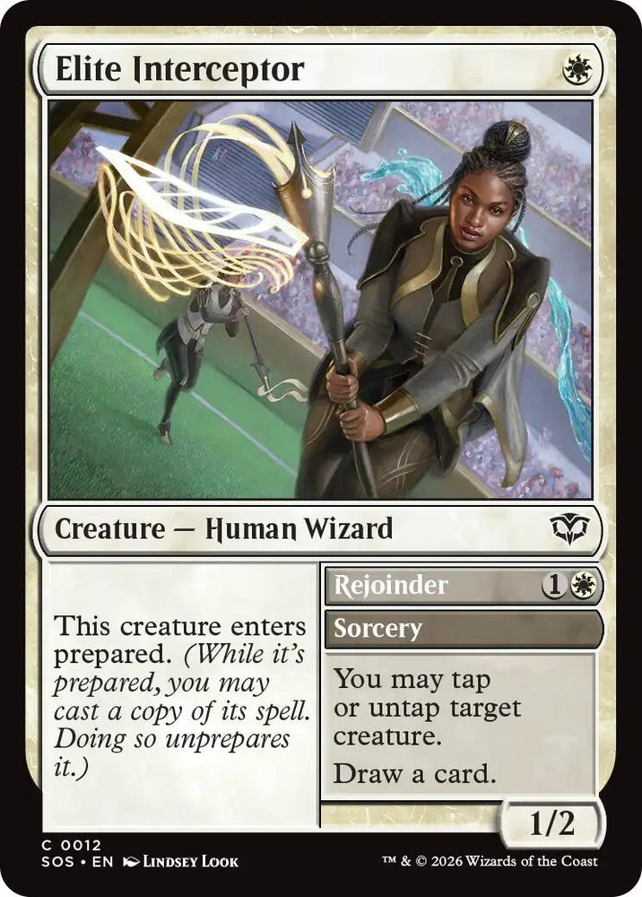Image for Elite Interceptor (12) [Secrets of Strixhaven] - Magic: The Gathering