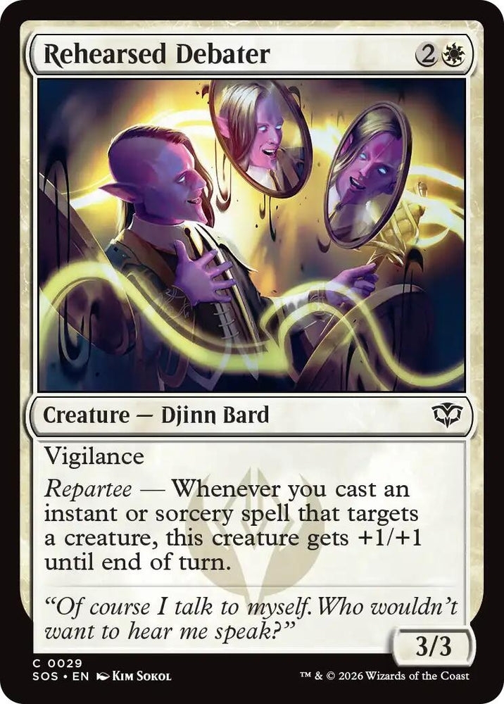 Image for Rehearsed Debater (29) [Secrets of Strixhaven] - Magic: The Gathering