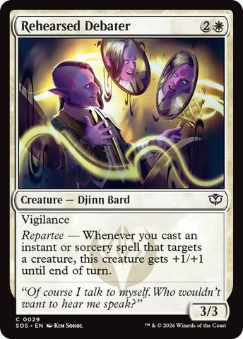 Image for Rehearsed Debater (29) [Secrets of Strixhaven] - Magic: The Gathering