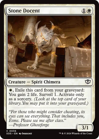 Image for Stone Docent (36) [Secrets of Strixhaven] - Magic: The Gathering