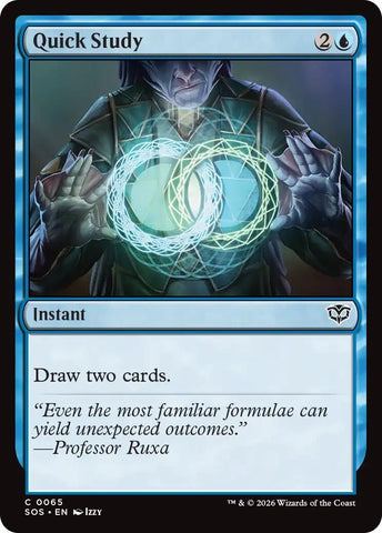 Image for Quick Study (65) [Secrets of Strixhaven] - Magic: The Gathering