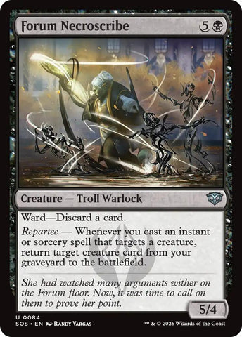 Image for Forum Necroscribe (84) [Secrets of Strixhaven] - Magic: The Gathering