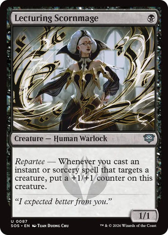 Image for Lecturing Scornmage (87) [Secrets of Strixhaven] - Magic: The Gathering