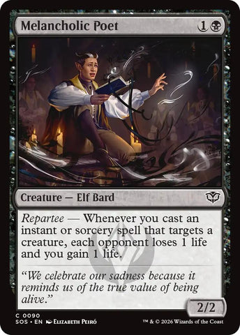 Image for Melancholic Poet (90) [Secrets of Strixhaven] - Magic: The Gathering