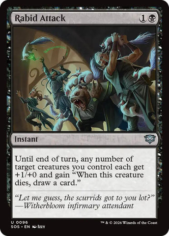 Image for Rabid Attack (96) [Secrets of Strixhaven] - Magic: The Gathering