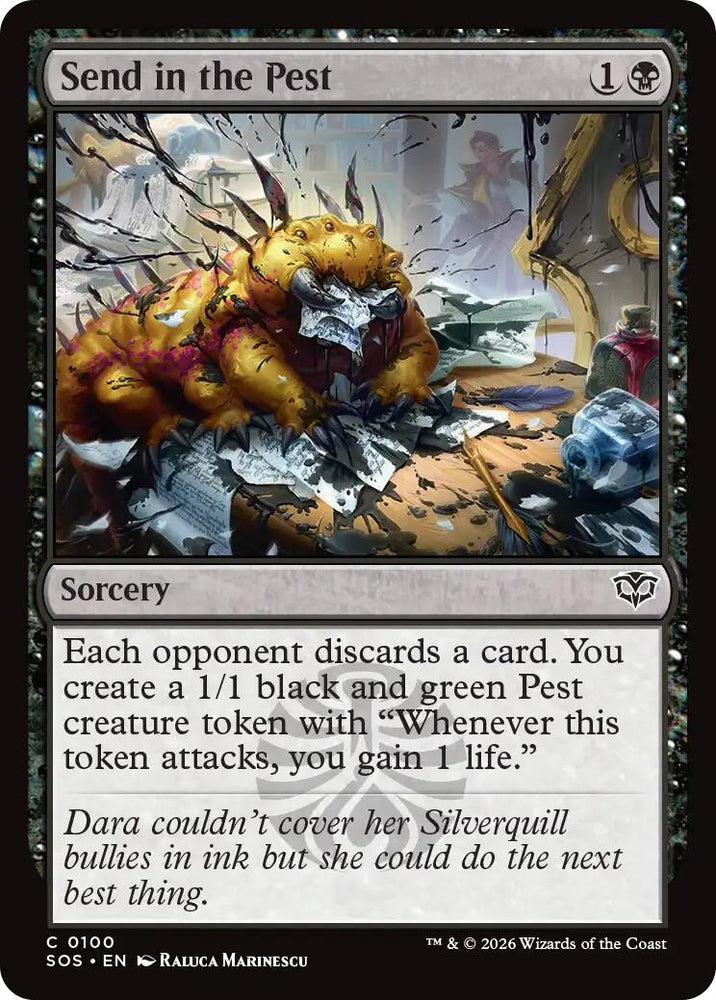 Image for Send in the Pest (100) [Secrets of Strixhaven] - Magic: The Gathering