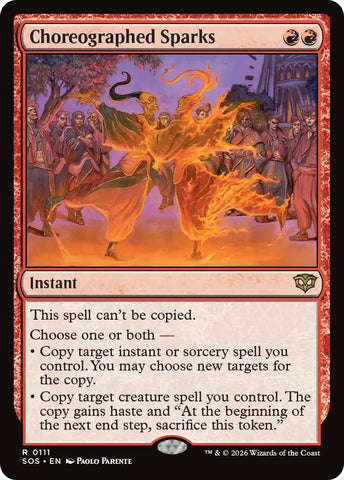 Image for Choreographed Sparks (111) [Secrets of Strixhaven] - Magic: The Gathering