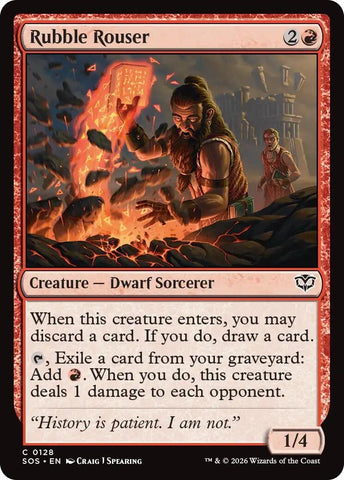 Image for Rubble Rouser (128) [Secrets of Strixhaven] - Magic: The Gathering