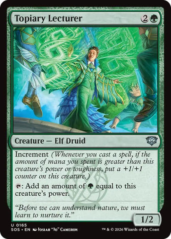 Image for Topiary Lecturer (165) [Secrets of Strixhaven] - Magic: The Gathering