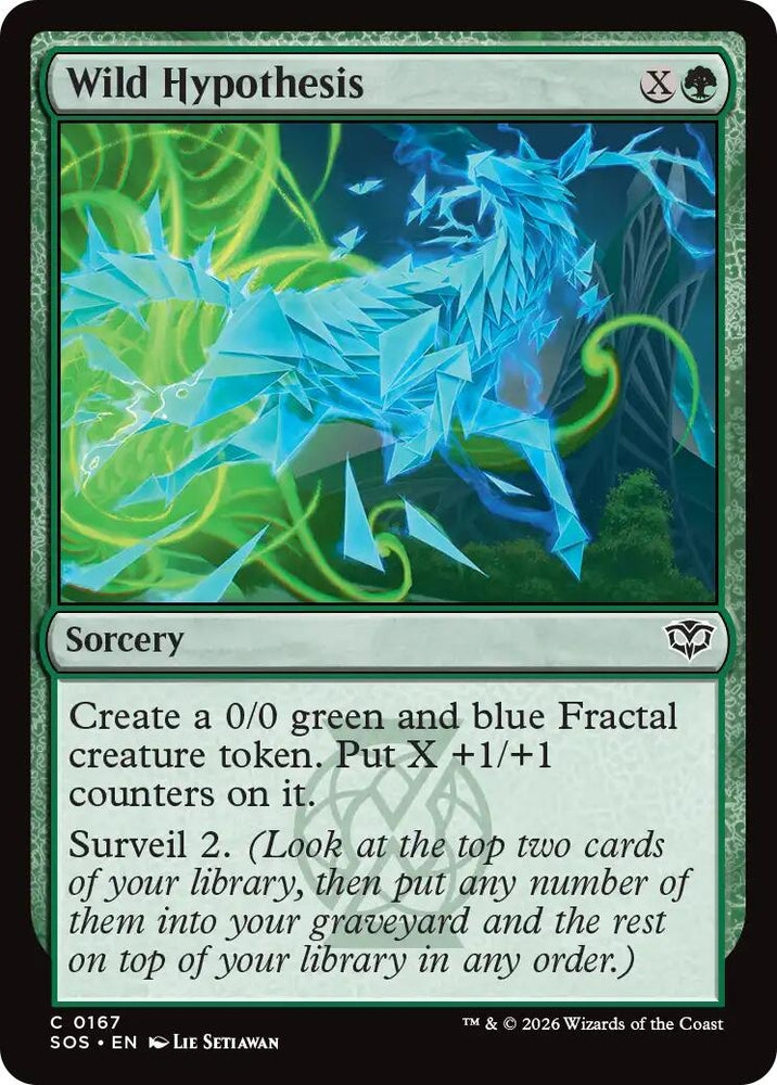 Image for Wild Hypothesis (167) [Secrets of Strixhaven] - Magic: The Gathering