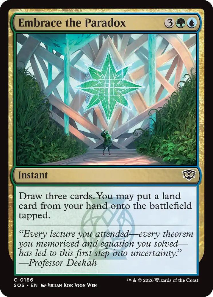 Image for Embrace the Paradox (186) [Secrets of Strixhaven] - Magic: The Gathering