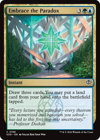 Image for Embrace the Paradox (186) [Secrets of Strixhaven] - Magic: The Gathering
