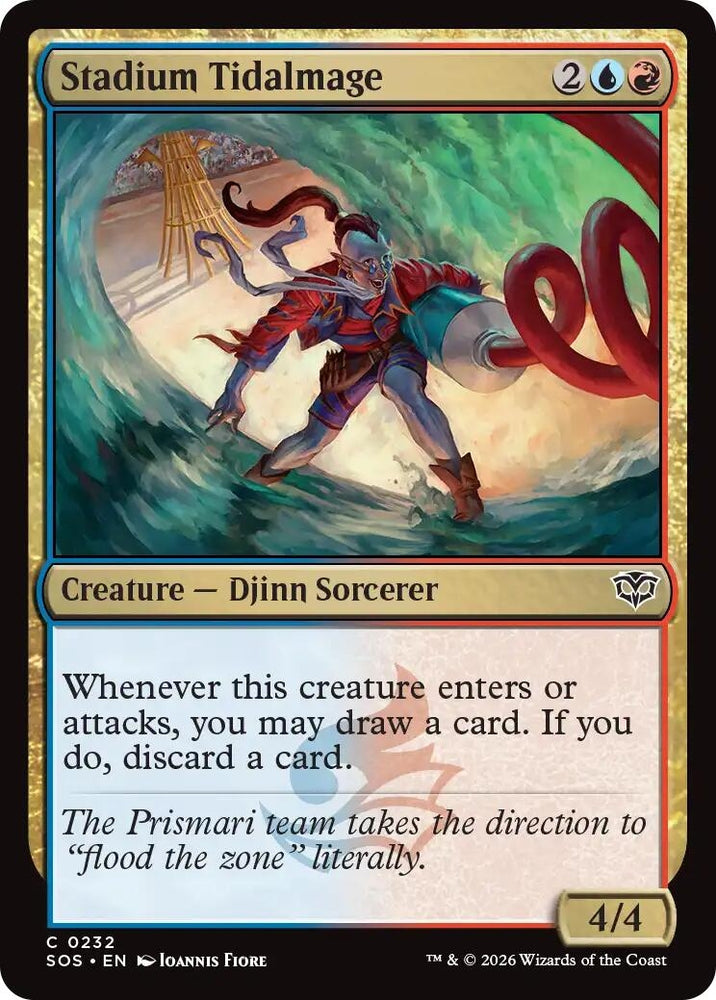 Image for Stadium Tidalmage (232) [Secrets of Strixhaven] - Magic: The Gathering