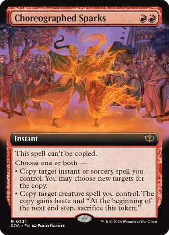 Image for Choreographed Sparks (Extended Art) (331) [Secrets of Strixhaven] - Magic: The Gathering