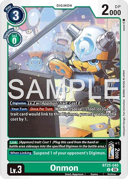 Image for Onmon (BT25-045 U) [Dual Revolution] - Digimon Card Game