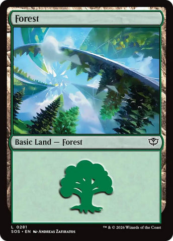 Image for Forest (0281) (281) [Secrets of Strixhaven] - Magic: The Gathering