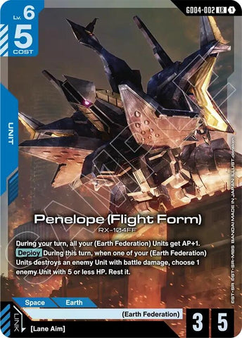Image for Penelope (Flight Form) (GD04-002) [Phantom Aria] - Gundam Card Game