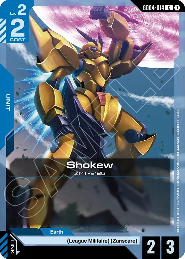 Image for Shokew (GD04-014) [Phantom Aria] - Gundam Card Game