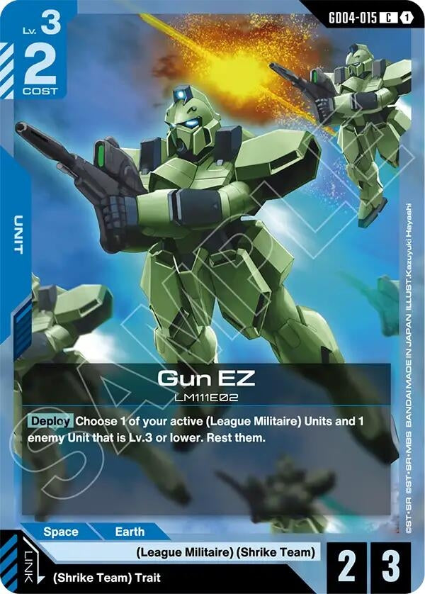 Image for Gun EZ (GD04-015) [Phantom Aria] - Gundam Card Game