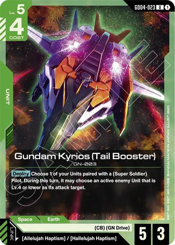 Image for Gundam Kyrios (Tail Booster) (GD04-023) [Phantom Aria] - Gundam Card Game