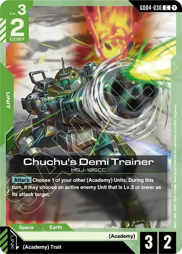 Image for Chuchu's Demi Trainer (GD04-030) [Phantom Aria] - Gundam Card Game