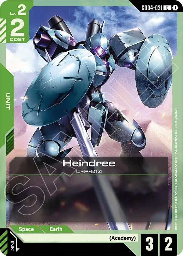 Image for Heindree (GD04-031) [Phantom Aria] - Gundam Card Game