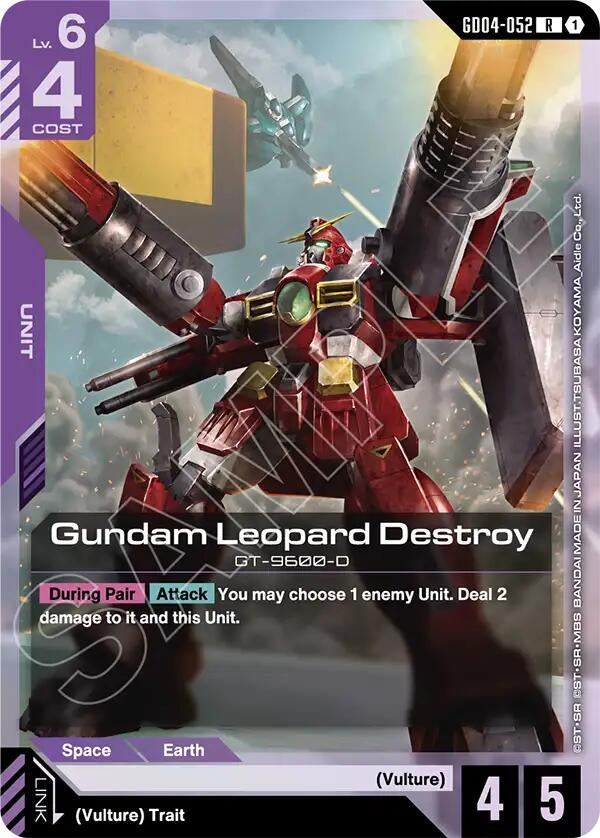Image for Gundam Leopard Destroy (GD04-052) [Phantom Aria] - Gundam Card Game