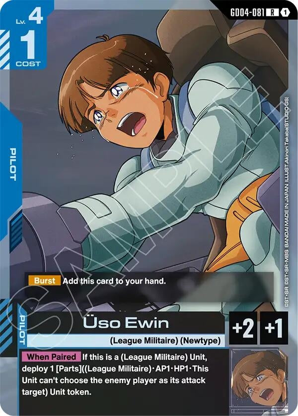 Image for Uso Ewin (GD04-081) [Phantom Aria] - Gundam Card Game